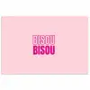 Bisou - Roze - Minimalistisch poster papier klein -3d