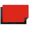 Rood - Kleur - Effen Inductie beschermer vinyl 3mm klein 276 -3d