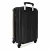 Kat omringd door beige stippen NBS - Handbagage koffer - Kinderen Unisex middel -achterkant