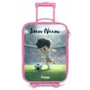 Jongen - Stadion - Voetbal - Zonlicht Kinderkoffer - Roze klein -zz3dotto