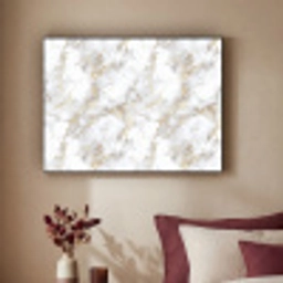 Gouden aders - Marmer - Wit Textielframe zwart klein 947 -sfeer1