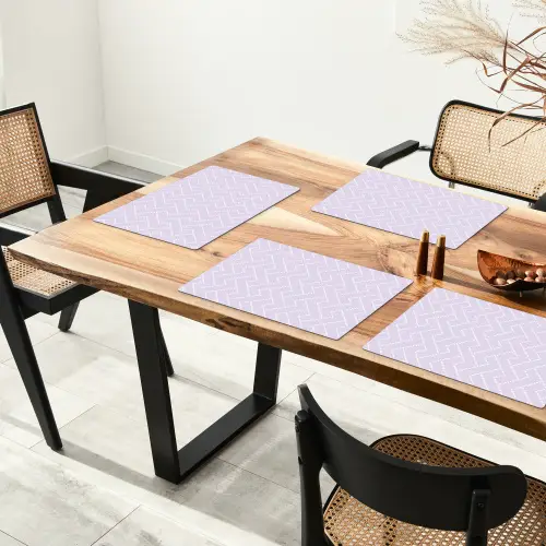 Lila - Stippen - Wit - Patroon Placemat vinyl groot 368 -zzsfeer4_Kitchenyeah-website