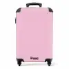 Licht pastelroze tint NBS - Handbagage koffer - Kinderen Unisex middel -productfoto_recht