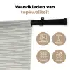 Blauw - Strepen - Beige Wandkleed katoen klein 269 -sfeer2