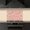 Abstract - Multi - Kleur - Verf keuken achterwand spatscherm klein 900 -sfeer1