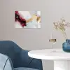 Rood - Abstract - Goud - Modern poster papier klein -sfeer3