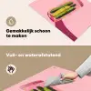 Augurken - Pot - Schaduw - Roze Inductie beschemer met haakjes klein -ky-schoon-nl