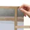 Riet - Meer - Winter - Natuur - Sneeuw - Beige Light Box met batterij (Wandlamp) middel -USP_websiteprintNL