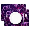 Paars - Bubbels - Schuim Placemat vinyl groot -zzsfeer2_Kitchenyeah-website
