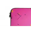 Konijn - Felroze - Sjaal - Abstract laptophoes neopreen klein -detail