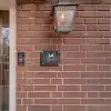 Donker hout - Modern Naambord Rechthoek middel -sfeer7-rechthoek-S