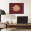 love your damn self - Cirkel - Glitter - Rood PET vilt klein -sfeer5