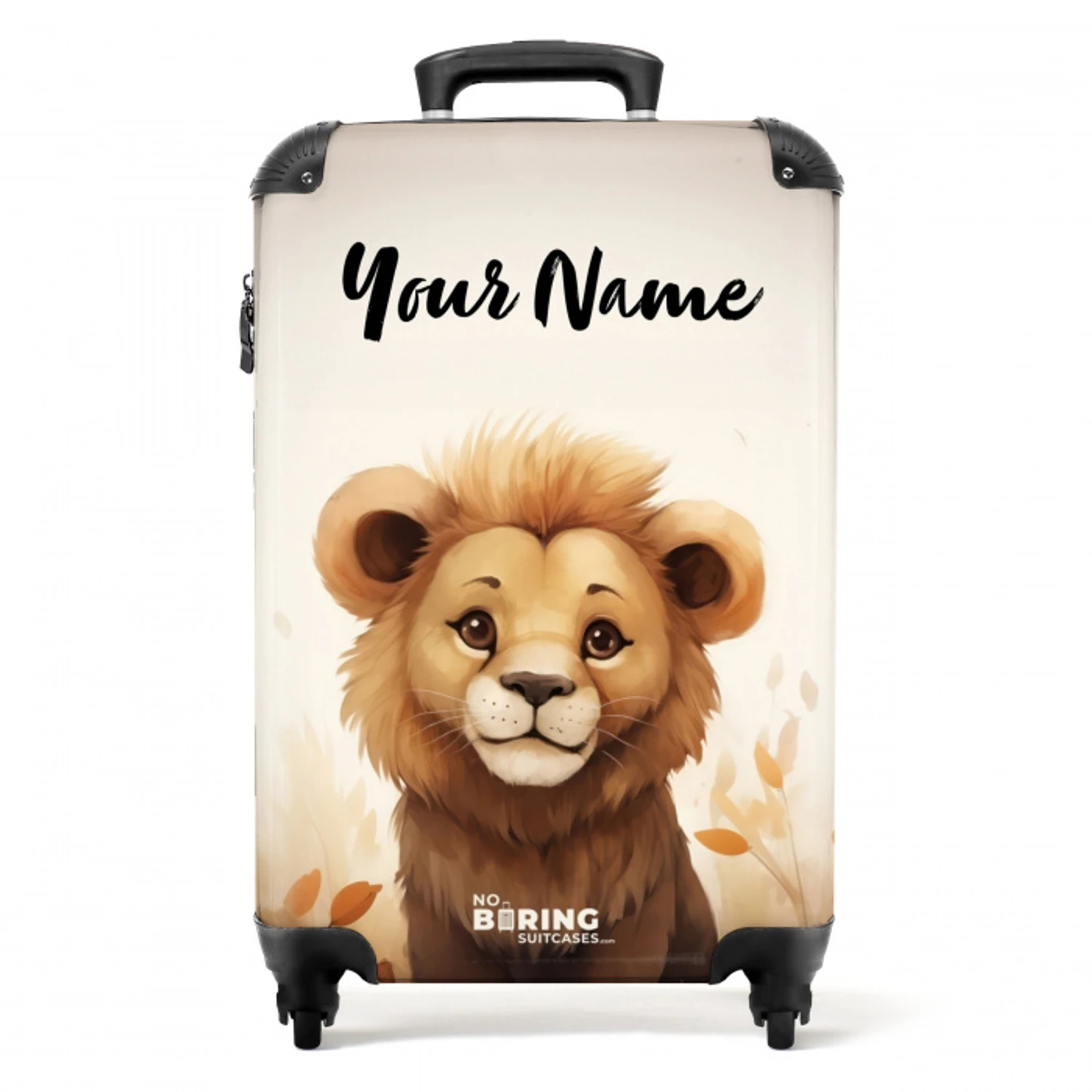 Ludo leeuw NBS - Handbagage koffer - Kinderen Unisex middel -productfoto_recht