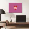 Girl power - Hart - Roze - Rood PET vilt klein -sfeer5