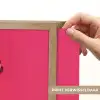 Schepijs - Roze - Hoorntje Light Box met batterij (Wandlamp) middel -USP_websiteprintNL
