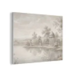 Terras - Water - Natuur - Landschap PET vilt klein -3d