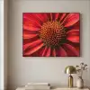 Close up - Bloem- Rood Textielframe - compleet frame klein -sfeer2
