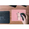Roze - Mokkapot - Illustratie - Koffie muismat rubber klein -toetsenbord