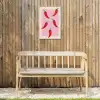 Pepers - Rood - Illustratie Tuinposter op houten frame 2 cm dik klein -sfeer4