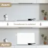 Grafisch - Patroon - Modern - Geweven keuken achterwand spatscherm klein 900 -voor_na_FR