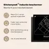 Plattegrond - Hoofddorp - Kaart - Stadskaart Inductie beschermer vinyl 3mm middel -zzzzzzusp-haakje_NL
