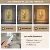 Bladeren - Boeket - Bloemen - Geel Light Box met kabel (Tafellamp) klein -USP_lichtkleurNL