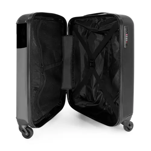 Monstertruck met kleurrijke graffiti NBS - Handbagage koffer - Kinderen Unisex middel -binnenkant