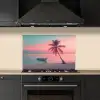 Zee - Boot - Zonsondergang keuken achterwand spatscherm klein -sfeer1