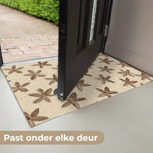 Sterren - Bruin - Natuurlijk Deurmat klein -USP_NL