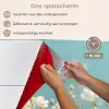 Stengels - Bloemen - Lucht - Wit keuken achterwand spatscherm klein -spatscherm_NL