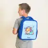 Kawai - Hond - Muziek Kinderrugzak - Blauw middel -sfeer2