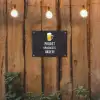 Spreuken - Proost op de beste vader - Quotes - Papa tuinposter los doek klein -sfeer1