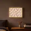 Bloesem - Koolmees - Roze Light Box met batterij (Wandlamp) middel 907 -sfeer4