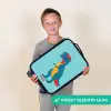 Coole T. rex met zonnebril Kinderkoffer - Zwart klein -sfeer4_NL
