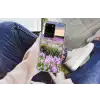 Lavendel - Bloemen - Zonsondergang - Paars - Weide Telefoonhoesje Samsung Galaxy S20 Ultra klein -handS20Ultra
