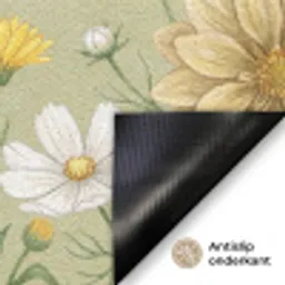 Botanisch - Bloemen - Kleurrijk Deurmat klein -antislip_NL