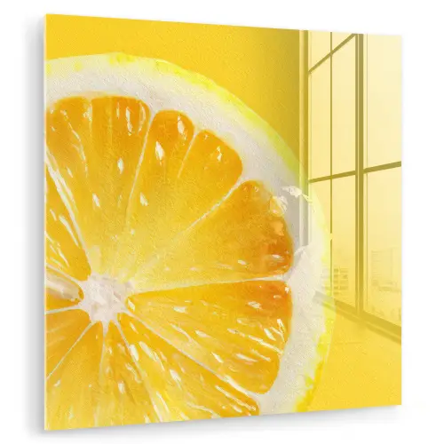 Citroen - Geel - Zonnig plexiglas 5mm klein -zzzproduct_nieuw