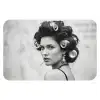 Edgy - Vrouw - Zwart - Wit WCmat klein -3d