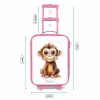 Baby aap Kinderkoffer - Roze klein -productfoto_formaten