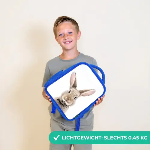 Koen Konijn Kinderrugzak - Blauw middel -sfeer1_NL
