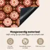 Geometrisch - Bloemen - Kleurrijk Inductie beschemer met haakjes klein 777 -ky-onderkant-nl