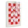 Hot - Spicy - Geruit - Rood plexiglas 5mm klein -zzzproduct_nieuw