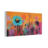 Zonnebloemen - Abstract - Oranje PET vilt middel -3d