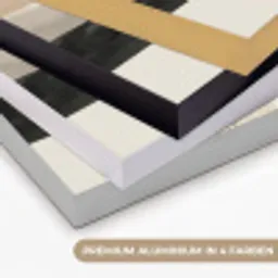 Minimalistisch - Landschap - Dimensie Textielframe zwart klein -USP_kleurenDE