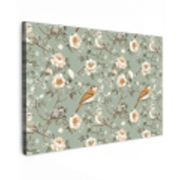 Roze - Vogels - Kleurrijk canvas 2cm klein 34 -z3d