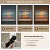 Zee - Zonsondergang - Strand - Wolken - Oranje Light Box met batterij (Wandlamp) middel -USP_lichtkleurNL