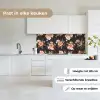 Patronen - Rozen - Zwart keuken achterwand 2 middel 871 -sfeer4_NL