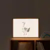 Gans - Dier - Pastel kleuren Light Box met batterij (Wandlamp kind) middel -sfeer1_kind