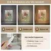 Bloemen - Vlinder - Natuur - Bloem Light Box met kabel (Tafellamp) klein -USP_lichtkleurNL