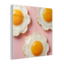 Eieren - Bloem - Roze plexiglas 5mm klein -z3d